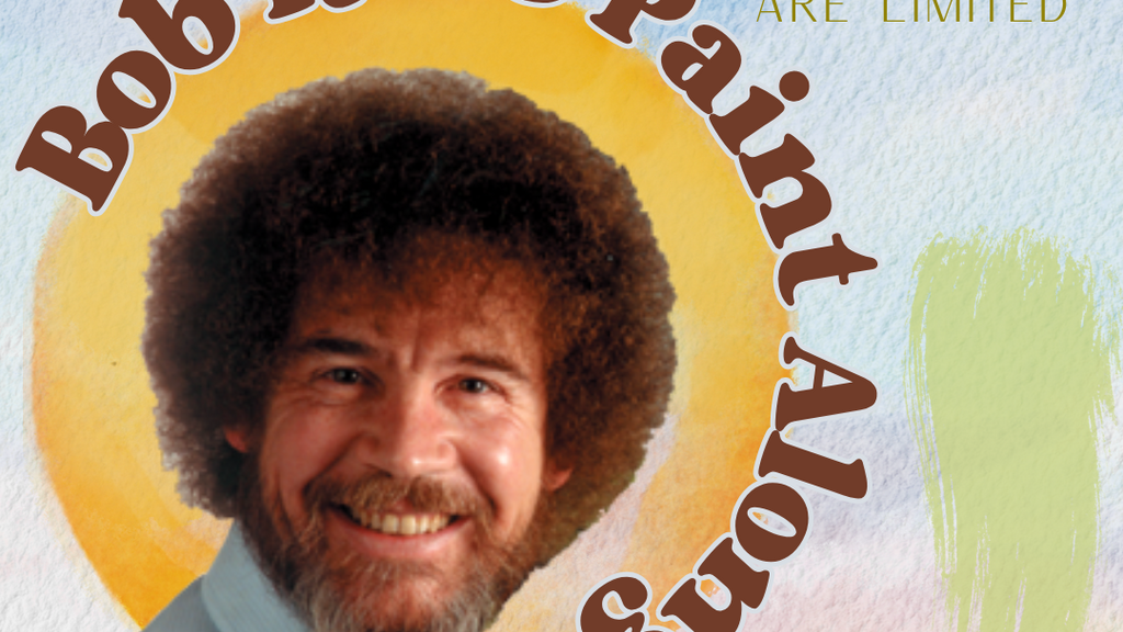Bob Ross Paint Along promotional image